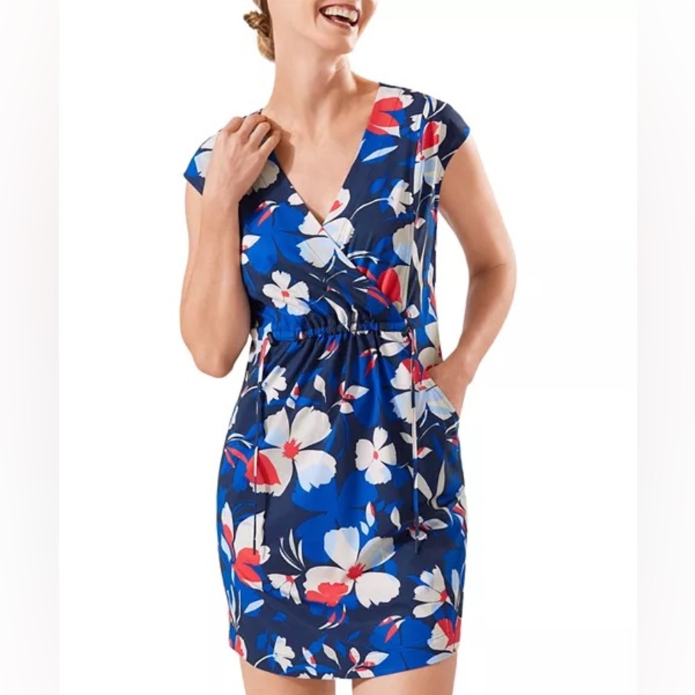 Tommy Bahama Island Zone Colorful Tropical Floral Dress Women’s Size Small EUC
